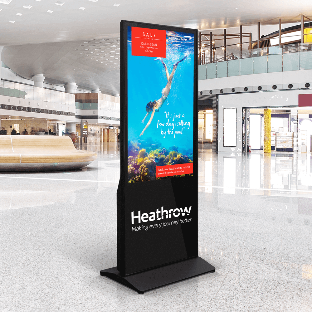 Digital Display Totem Floor Standing Digital Signage Totem