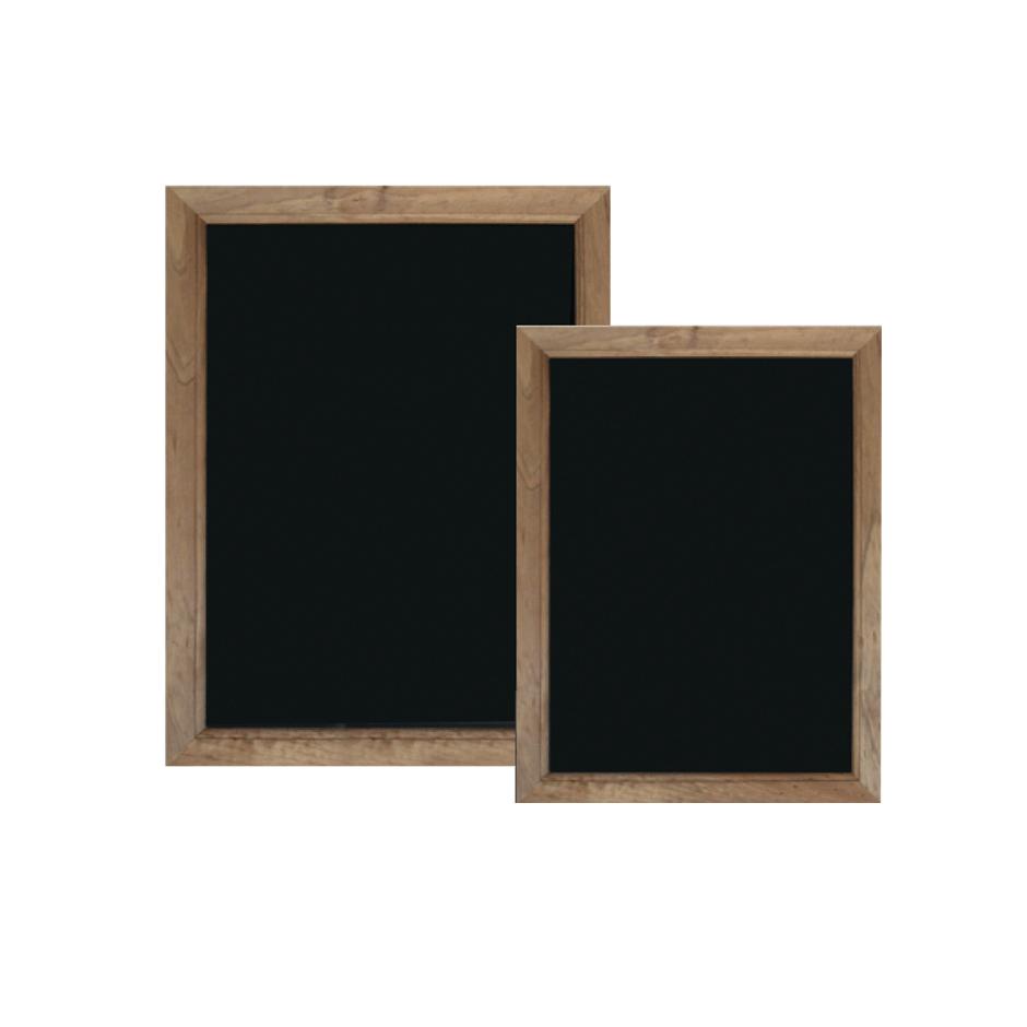 Chalkboard with Dark Wood Frame