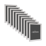 Silver A4 Snap Frames Pack of 10