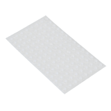 Self Adhesive Clear Rubber Feet x 100