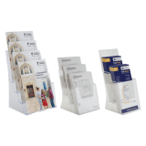 Countertop Tiered Leaflet Holders