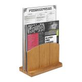 Tiered Wooden Menu Holder