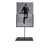 Tall Tabletop Metal Sign Holder with Single Sided A2 Portrait Print