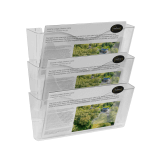 Stackable A4 Leaflet Holder Wall Mounted