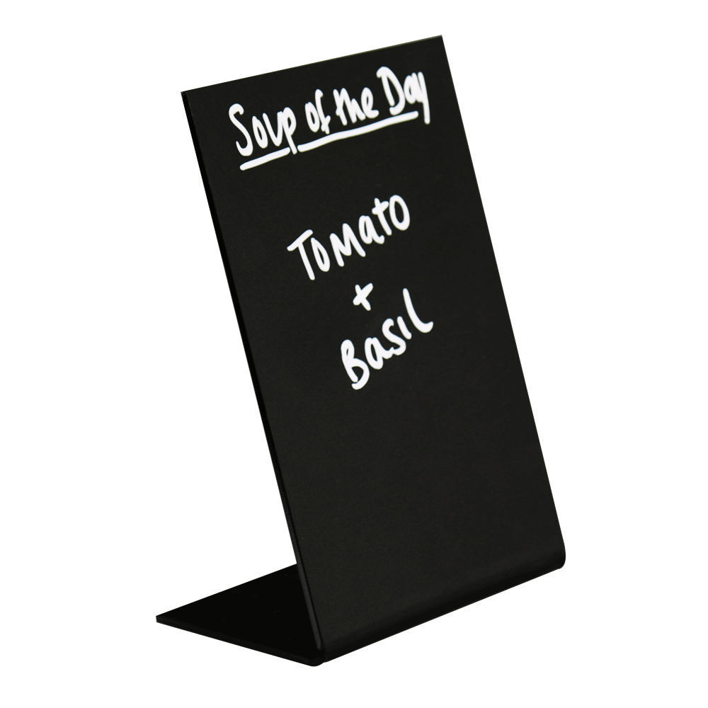 Small Tabletop Chalkboard Freestanding Chalkboard