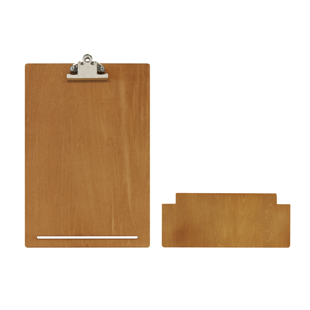 Wooden Menu Holder with Metal Clip | Sign Holders