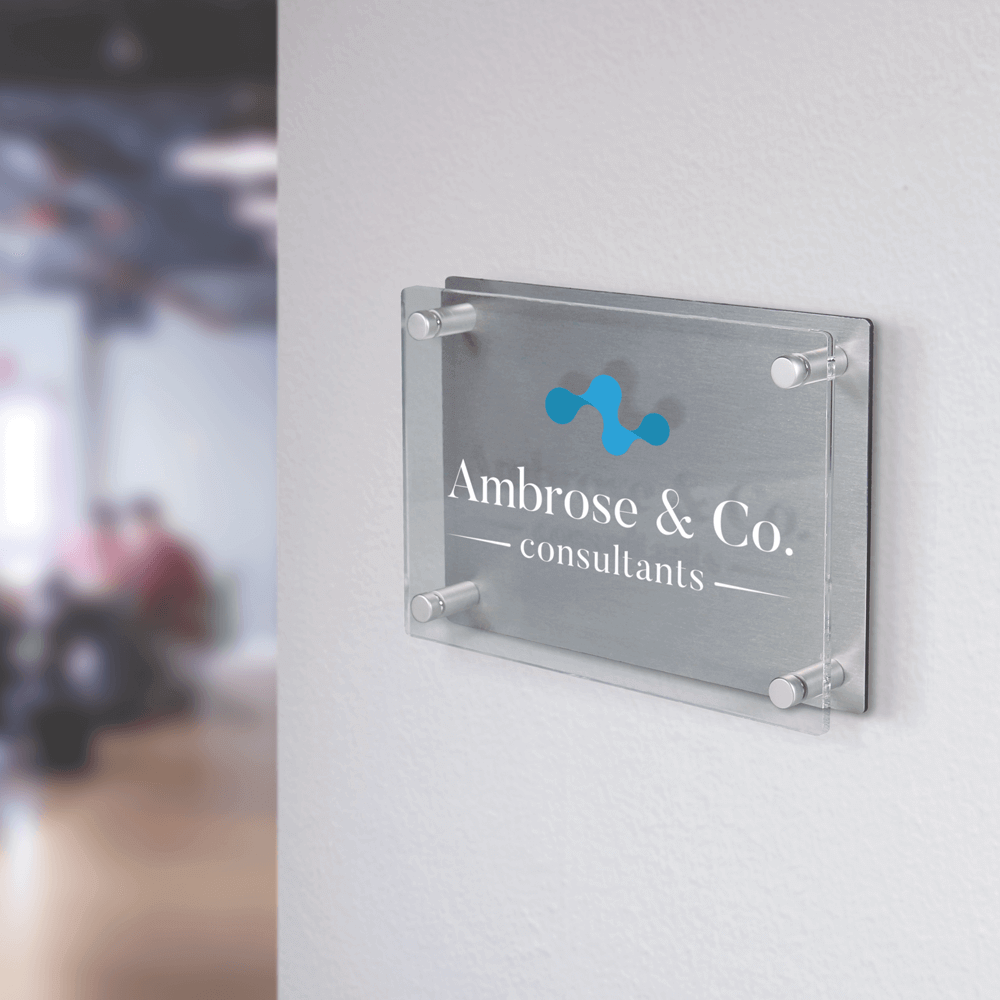 Custom Dibond Signs For Walls | Blank Acrylic Door Plaques