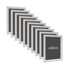 Silver A4 Snap Frames Pack of 10 - special discounted rates