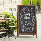 Blackboard A Board ideal for cafes, pubs and restaurants