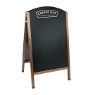 Reversible Chalk A Board available with custom branded headers
