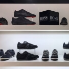 Shoe display bridges are ideal for your shelf and countertop displays