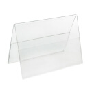 Supervue Acrylic Tent Card Holder for displaying A8 - A5 size inserts