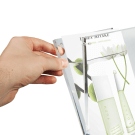 Clear Magnetic Supervue Acrylic Block with magnetic closure