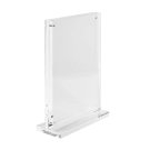 Clear Magnetic Supervue Block - heavy duty acrylic sign holder