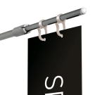 Aisle Sign Fixing available with or without printed aisle sign