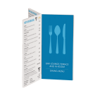 Supervue Acrylic Menu Holder with Six Faces