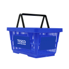 For custom branded shopping baskets, select branding from dropdown