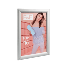 Silver Backless Snap Frame available with printed poster