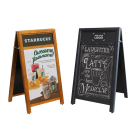 Chalkboard Wooden A Boards with Poster Holders