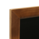 Wooden chalkboard frame with mitred corners
