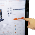 Interactive touchscreen to engage your visitors and customers