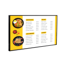 Ideal digital menu board in portrait or landscape with various sizes