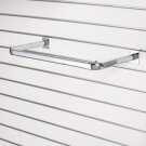 Slatwall hangrail for use with slatwall panels