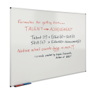 Magnetic dry wipe board suitable for use with drywipe markers
