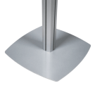 Base of the 4 channel poster and leaflet display pole