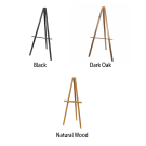 Wooden easel available in 3 colours