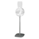 Clear plastic display sphere stand