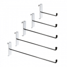 Gridwall single prong hook in a variety of lengths