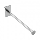 Gridwall Straight Arm Rail with Disc End