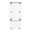6ft Single Sided Gridwall Display Kit with Rails