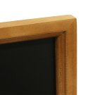 Wood framed magnetic chalkboard