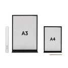 A3 and A4 poster display holders available with printed posters