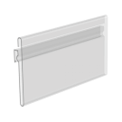 Universal Central Fitting Shelf Barker made from translucent plastic