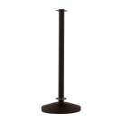 Black pole and base for outdoor cafe barriers