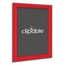 Red A4 Snap Poster Frames with 25mm profiles