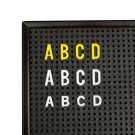 Peg Boards with letters and numbers