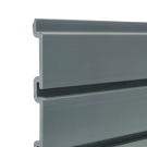PVC slatwall panels are robust, lightweight and easy to keep clean