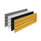 PVC Slatwall Panels in a range of colours