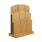 Tiered Wooden Menu Holders