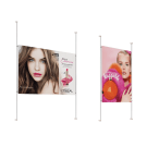 Wall Mounted Rod Display Systems for business posters