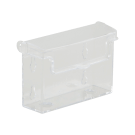 Plastic outdoor business card holders