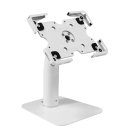 White metal adjustable tablet mount