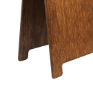 Wooden Clipboard A Frame Menu Holder dark oak base