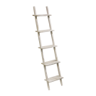 Rustic Wooden Ladder Shelf Display