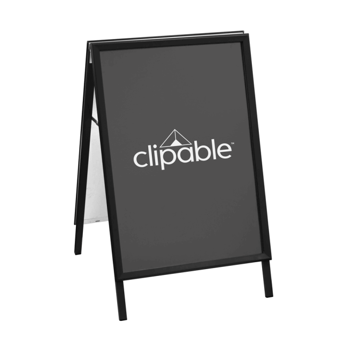 Movable A1 Poster Stand with Header Board