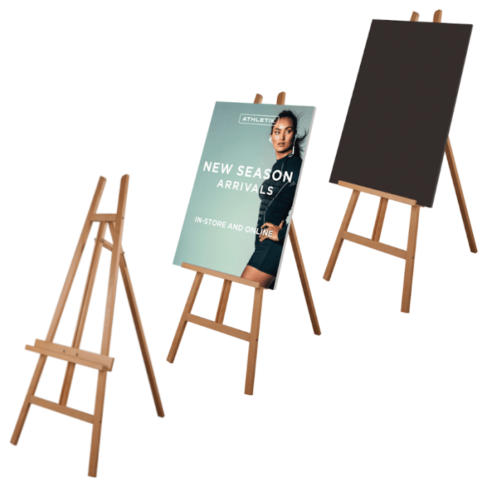 BACE – BIG ARTIST CANVAS EASEL, Black and Brown – Fredrix Artist Canvas